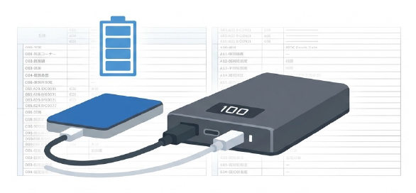 モバイルバッテリ